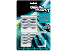 Gillette Mach3 Ersatzklingen, 20 Stück