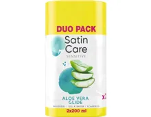 Gillette Rasierschaum Satin Care Gel Duo 2 x 200ml