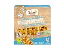 GOLDEN BRIDGE Linsen Knusperriegel, Kokos