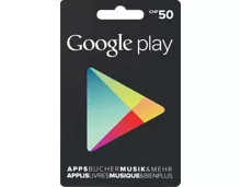 Google Play-Geschenkkarte CHF 50.-