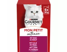 Gourmet Mon Petit Katzenfutter in Sauce Fleisch 6x50g