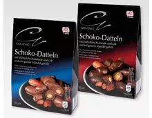 GOURMET Schokolierte Datteln mit Mandeln