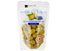 Griechische Oliven grün