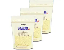 Gruyère Reibkäse 3x 130g