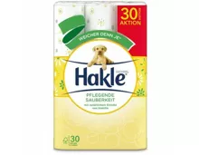 Hakle Pflegende Sauberkeit Toilettenpapier, 30 Rollen