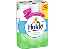 Hakle Toilettenpapier 3-lagig Natürliche Sauberkeit 30 Rollen