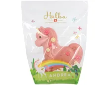 Halba Einhorn Andrea rosa Schokolade
