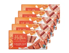 Halba Tafelschokolade Milch & Caramel Salé 5x100g