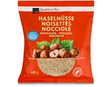 Haselnüsse gemahlen