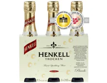 Henkell trocken Sekt sec 3x20cl – Schaumwein, Deutschland