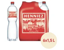 Henniez Rot Mineralwasser mit Kohlensäure 6x1.5l