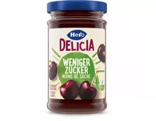 Hero Konfitüre Delicia Weniger Zucker schwarze Kirsche