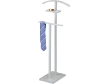 Herrendiener Lena Metall weiss 46 x 113 x 34 cm