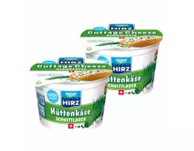 Hirz Hüttenkäse Schnittlauch 1/4 Fett 2x 200g