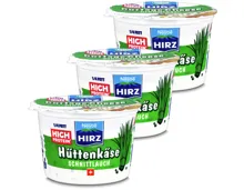 Hirz Hüttenkäse Schnittlauch 1/4 Fett 3x 200g