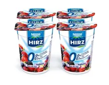 Hirz Joghurt 0% Kristallzucker Waldbeeren 4x180g