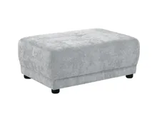 Hocker Loggia Stoff hellgrau