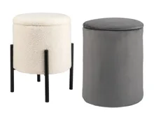 Hocker mit Staufach