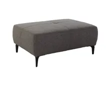 Hocker Oslo Stoff dunkelgrau
