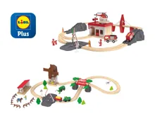 Holz-Bahnset