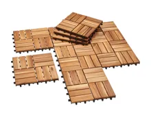 Holzfliesen, 10er