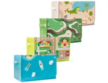 HOME CREATION Aufklappbare Aufbewahrungsbox für Kinder