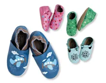 IMPIDIMPI Baby-/Kleinkinder-Finken aus Leder