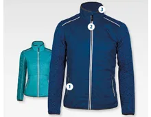 INOC Damen-/Herren-Strick-Fleece-Jacke