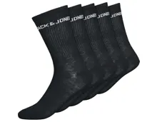 Jack & Jones Sportsocken Herren 5 Paar, one size schwarz