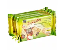 JaMaDu Cracker Apfel Dinkel 4x38.3g