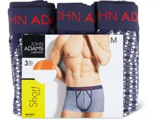 John Adams-Herren-Short, -Slip oder -Shirt im 3er-Pack