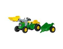 JOHN DEERE Traktor mit Lader + Anhänger