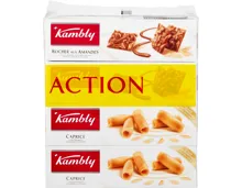 Kambly Biscuits Rocher und Caprice