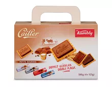 Kambly Cailler Petit Beurre Koffer, 4 x 125 g, Multipack
