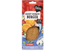Karma Crispy Spinach Burger