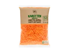 Karotten geraffelt