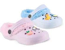 Kinder-Clogs mit Kunstfell