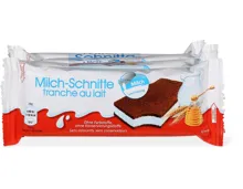 Kinder Milchsnacks oder Milchschnitte im Kühlregal