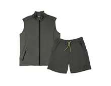 KING CRAFT Herren-Arbeitsweste und Arbeitsshorts