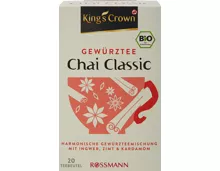 KingSC Bio Gewürztee Chai Classic