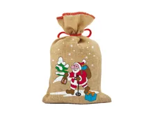 Klaussack Jute garniert