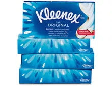 Kleenex Original Kosmetiktücher, FSC®, 3-lagig, 4 x 80 Stück, Quattro