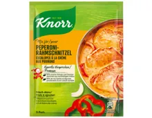 KNORR Mixes Trio, Peperoni Rahmschnitzel