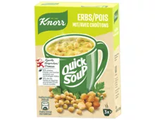 KNORR Schnellsuppen-Trio, Erbsen&Croutons