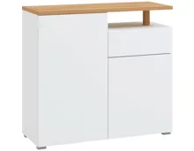 Kommode Aterno Dekor weiss 103 x 94 x 40 cm
