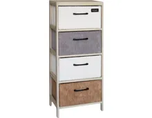 Kommode Cord Paulowniaholz 40 x 25 x 94 cm