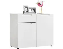 Kommode Mailand Dekor weiss Hochglanz 97 x 79 x 40 cm