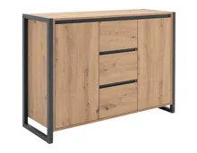 Kommode Verden Dekor Eiche Artisan 120 x 88 x 40 cm