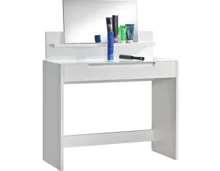 Kosmetiktisch Mailand Dekor weiss 97 x 126 x 42 cm