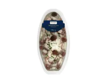 Krake Carpaccio mit Leccino Oliven